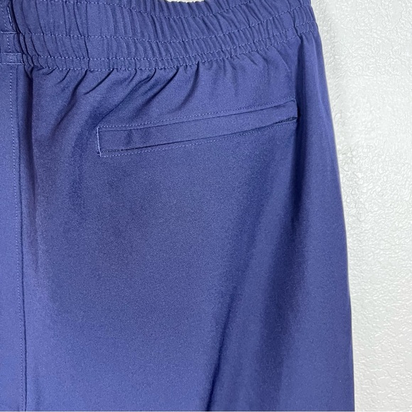 Under Armor Mens Nylon Wide Leg Sweat Pant Navy Blue Large - Picture 7 of 8